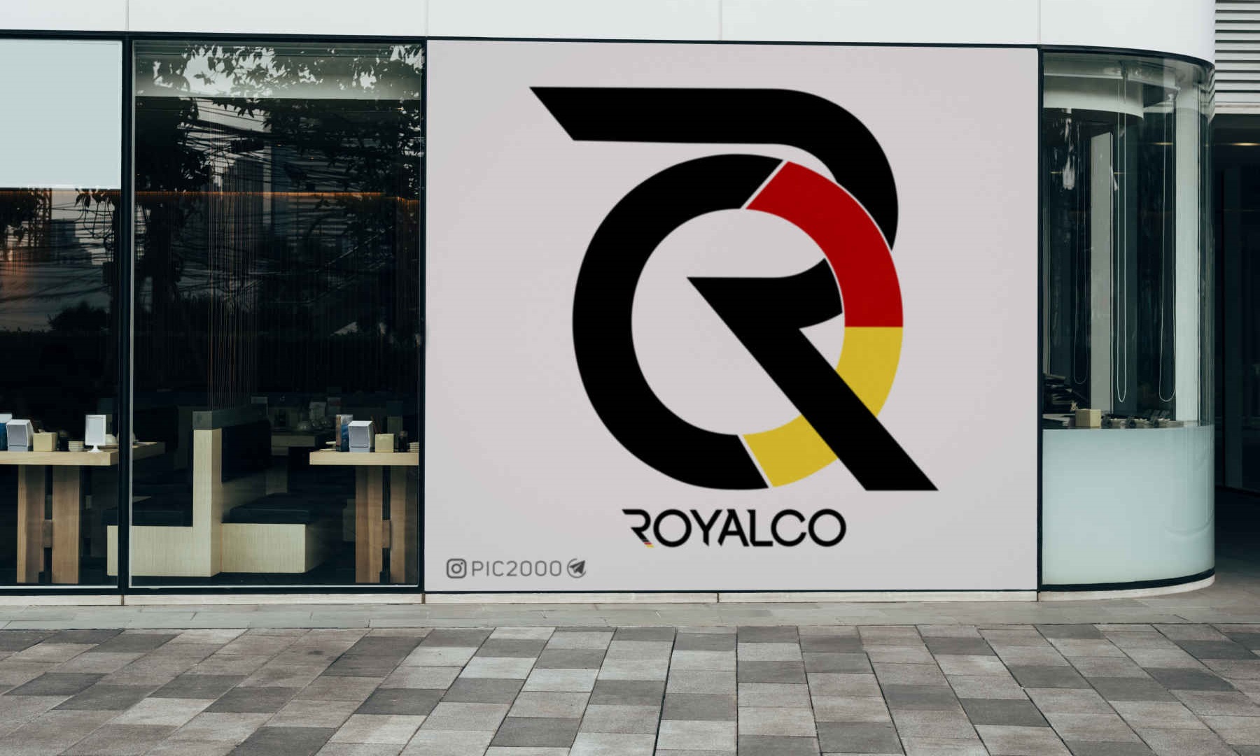طراحی لوگو Royalco